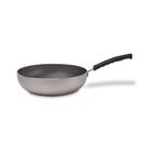 Wok em alumínio Brinox Saffron 28cm champanhe