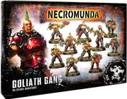 Workshop de jogos em miniatura Necromunda Goliath Gang com 10 bases