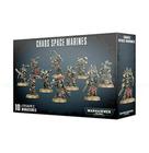 Workshop de Jogos - Warhammer 40.000 - Fuzileiros Navais Espaciais do Caos 10 Figuras - Edição 2019 - Games Workshop