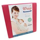 Wrap Sling Carregador Passeio De Bebe Malha Respirável Pink