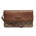 Wristlet Coach Signature Foldover