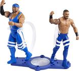 WWE Angelo Dawkins & Montez Ford Championship Showdown 2-Pack 6-Inch Action Figures Friday Night Smackdown Battle Pack for Ages 6 Year Old & Up