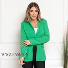 WWZ FASHION Blazer de Alfaiataria Confortavel 6408