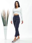 WWZ FASHION Calça Alfaiataria Feminina Cintura Alta LANÇAMENTO Moda ZR 020