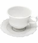 Xicara 200ml Em Porcelana Wolff Fancy Branca