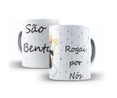 Xícara Branca Porcelana São Bento + Caixinha