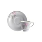 Xicara Café com Pires 60ml Porcelana Schmidt - Dec. Maresias 2405