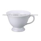 Xicara Chá Com Pé 200ml 2ª Linha Porcelana Schmidt - Mod. Pomerode 114