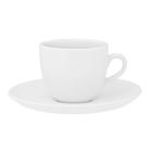 Xicara com Pires Coup White Oxford Porcelana 200ml