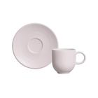 Xícara de Café e Pires Cerâmica Stoneware Coup Haya 110ml - 1 Unid. - PORTO BRASIL