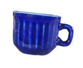 xicara para café 70 ml azul escuro kit 6 peças - porcelanas me