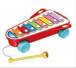 Brinquedo Infantil Musical Piano Xilofone 2X1 Do Re Mi Xplast - Papellotti