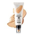 YADAH Silky Fit Concealer BB Power Brightening 1.18 Onça 21 Bege Leve, 2 em 1 Base Maquiagem Natural Ingredients Foundation Cream