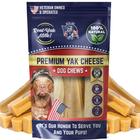 Yak Cheese Dog Chews Devil Dog Pet Co., 100% natural, pacote com 3 unidades