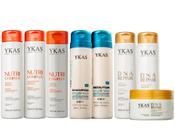 Ykas Nutri Complex Kit Leave Pequeno + Dna Repair Kit Trio Pequeno + Progressiva Orgânico 300ml