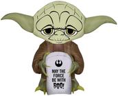 Yoda inflável de Gemmy 225041, multicolorido