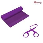 Yoga Mat Premium Roxo com Alça de Transporte