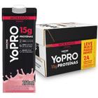 YoPRO Morango UHT 15g de proteínas 250ml (24 unidades) - Danone