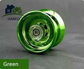 Yoyo(ioio,io-io,yo-yo) Profissional Metal de Rolamento Verde
