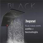 Zagonel ducha eletrônica ducali 7500w 220v - PRETA- BLACK