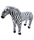 Zebra Realista Em Pé 75cm - Pelúcia - FOF TOYS