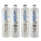 Zen Hair 2 Kit Escova Progressiva 4d coco e Queratina 4x1 Litro