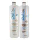 Zen Hair Plástica Dos Fios 4d Escova Progressiva 2x1000ml