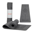 Zenai - Tapete de Yoga Antiderrapante TPE 6mm Pilates Biodegradável Ecológico (Cinza com Estampa)