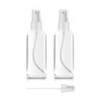 ZEROFIRE 2 Pack/4 Pack Spray Bottles 1oz/2oz Plástico Transparente Vazio Mini Spritzer Recarregável para Viagens, Limpeza, Jardinagem, Atomizador de Cuidados da Pele para Óleos Essenciais, Perfume