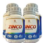 Zinco Quelato 500Mg 60 Cápsulas Kit Com 4 Potes - Lider Vendas