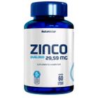 Zinco Quelato Suplemento Quelado Natural Puro Original 29,59mg Ultra Concentrado Alto Teor 60 Capsulas Comprimidos Natunéctar 30mg