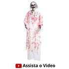 Zumbi Sangrento 100 cm para Decoração de Halloween - Cromus - 1Un