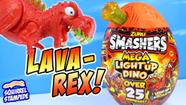 Ovo Surpresa - Smashers - Dino - Mega Light Up Dino Over 25 - Series 4 -  FUN - superlegalbrinquedos
