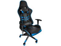 Cadeira Gamer Reclinável Preto e Azul