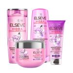 Elséve Hidra Hialurônico Kit - Shampoo + Condicionador + Máscara + Creme Noturno