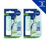 Esfoliante Labial NIVEA Scrub Aloe Vera 4,8g - 2 unidades