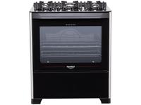 Fogão 5 Bocas Dako Preto Acendimento Automático