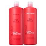 Kit Brilliance Shampoo e Condicionador 1L - Wella Professionals
