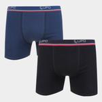 Kit Cueca Boxer Lupo Lisa 2 Peças