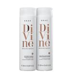 Kit Divine Anti-Frizz Shampoo e Condicionador 250ml - BRAÉ