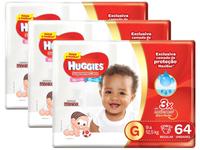 Kit Fraldas Huggies Turma da Mônica Supreme Care