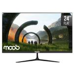 Monitor Gamer MOOB LED 24" 2ms 75Hz Full HD Widescreen Flat Preto
