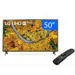 Smart TV 50" LG, UHD 4K, Cinza, 50UP751C, WI-Fi, Bluetooth, HDR, ThinQ AI, Google Alexa