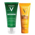 Vichy Kit  Protetor Solar com Cor + Gel de Limpeza