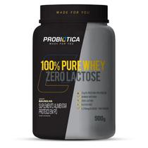 100 Pure Whey Zero Lactose - Baunilha 900G - Probiótica - Probiotica