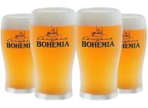 4 Copos P Chopp e Cerveja Bohemia - 340ml -  Cervejaria Bohemia - Ambev Oficial - Globimport