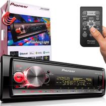 Aparelho MP3 Player Auto Radio Som Automotivo Bluetooth Usb Auxiliar FM AM Pioneer Mvh-X3000br - 