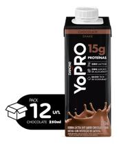 Bebida Láctea YoPRO com 15g de Proteínas - Pack 12 Unidades - Danone - 