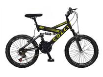 Bicicleta Aro 20" Colli GPS Freio V-Brake de Aço Carbono Suspensão Dupla - 