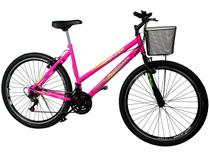 Bicicleta  Aro 26 Colli Allegra City Cazelle  - Freio V-Brake Aço Carbono 18 Marchas